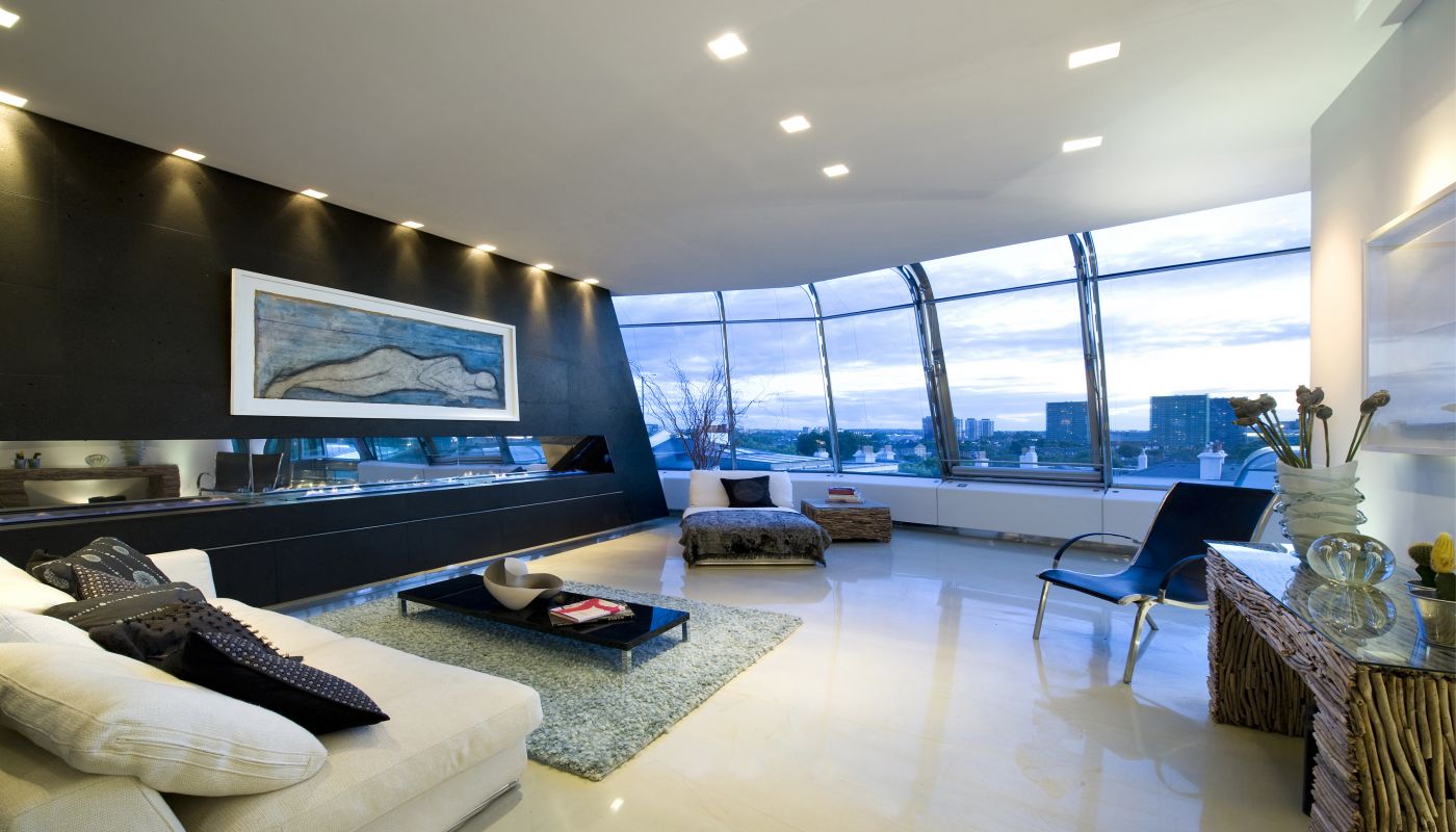 Пентхаус Lansdowne Crescent от студии Richard Hywel Evans