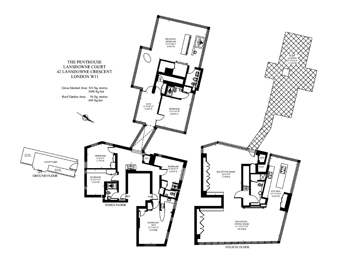 Пентхаус Lansdowne Crescent от студии Richard Hywel Evans